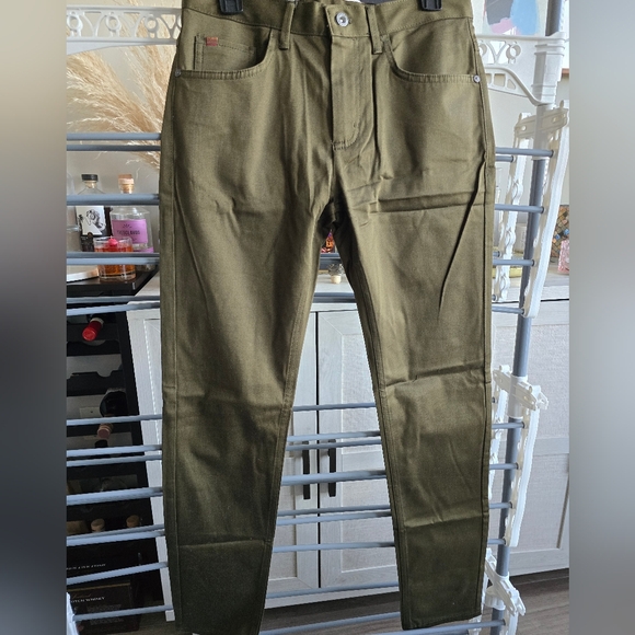 Zara Men's Pants Chinos - Olive Green - Size US 30 - New w/ Tag - Picture 4 of 4